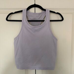 Ebb to street cropped racer back tank top